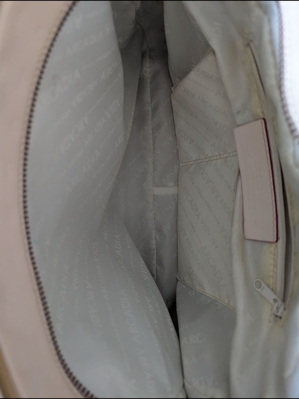 Arcadia Classic Patent Leather Satchel Crossbody with Gold Hardware and Tan Trim - Picture 4 of 9